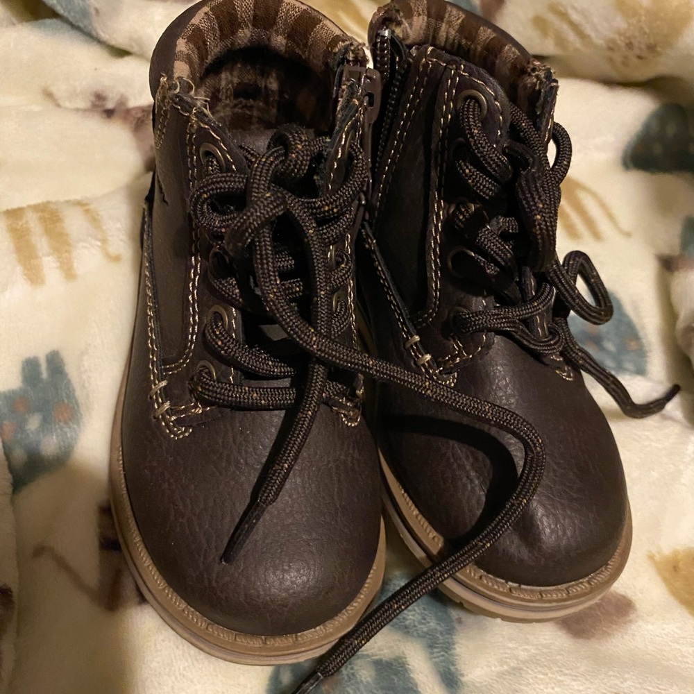 Eddie Bauer Dark Brown Kids Boots